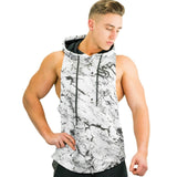 Men Workout Hooded Tank Top