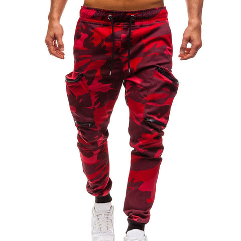 Red Camouflage Jogger