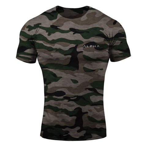 Men Camouflage Tshirt